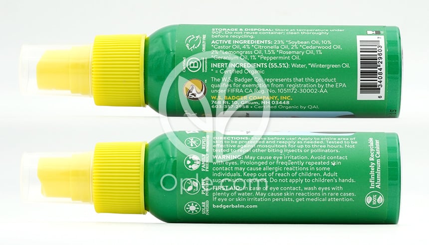 뱃져_안티 버그 쉐이크&스프레이 플랜트 파워 모기 퇴치제, 79.8ml — 후면