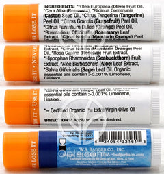 Organic Lip Balm, Tangerine Breeze  0.15 oz