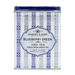 Blueberry Green Iced Tea 6 2-Quart Tea Bags,  3 oz