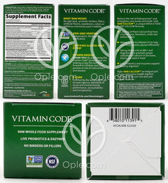 Vitamin Code RAW Calcium、ベジタリアンカプセル60錠