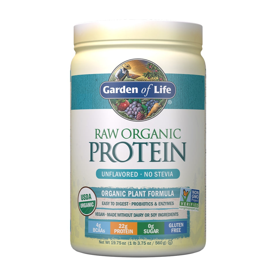 Garden of Life_ローオーガニックプロテインパウダー無味、560g