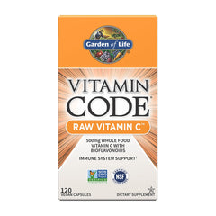 Vitamin Code、ロービタミンC 500mg ビーガンカプセル120粒