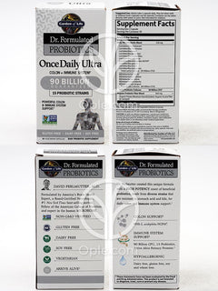 Dr. Formulated Probiotics, Once Daily Ultra, 90 Billion 30 Vegetarian Capsules
