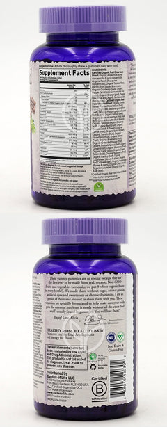 Garden of Life_Mykind Organics プレネイタルマルチグミ オーガニックベリー、120グミ