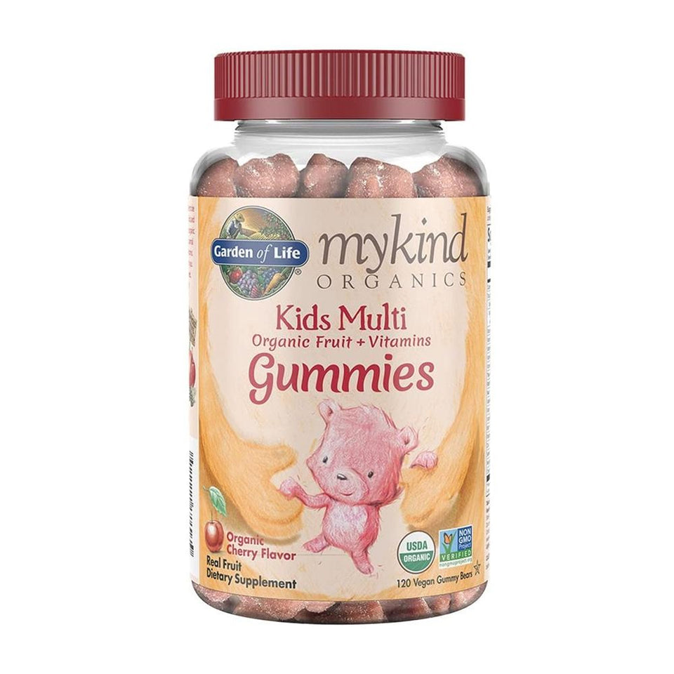 Garden of Life mykind Organics キッズマルチグミ オーガニックチェリー, 120グミ