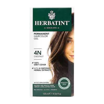 ハーバティント_パーマネントヘアカラー ジェル 4N チェスナット、135ml