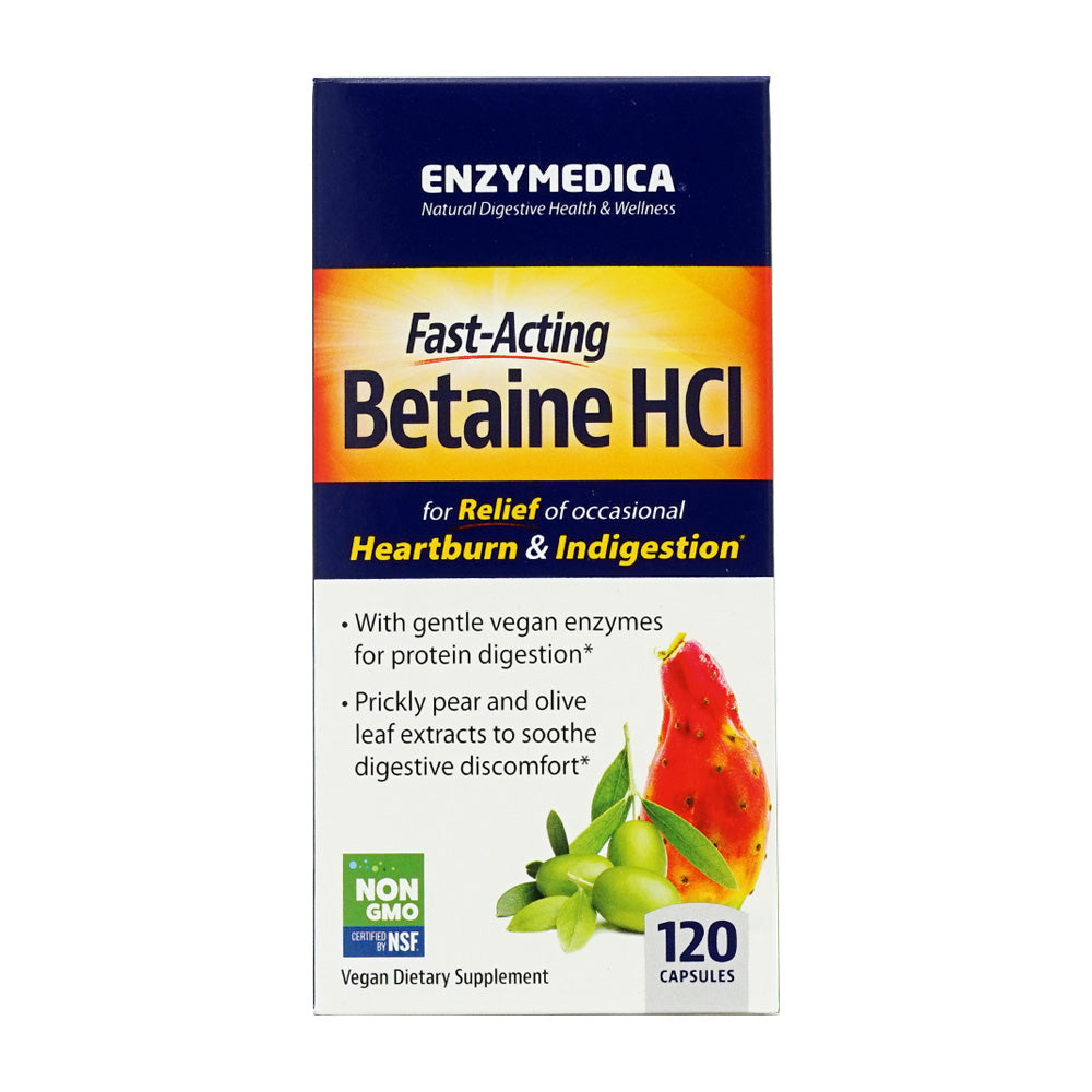 エンザイメディカ_ベタインHCl、120カプセル