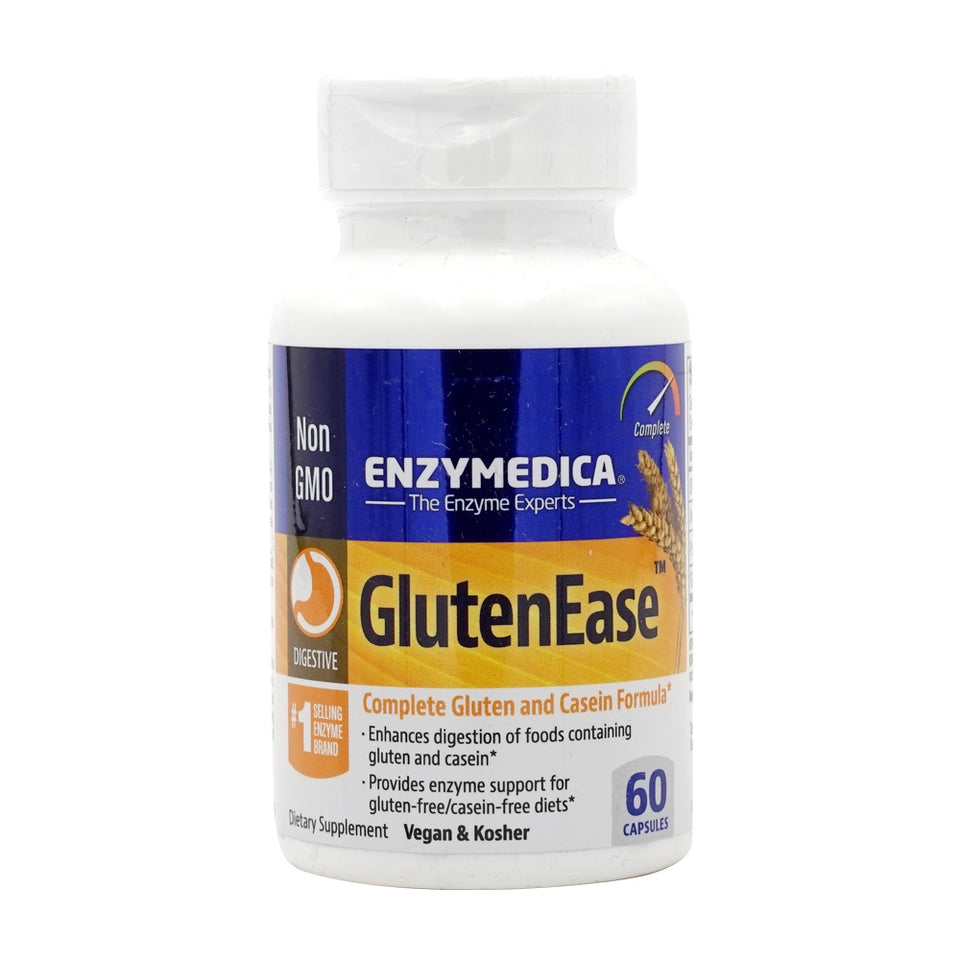 Enzymedica グルテンイーズ、60カプセル