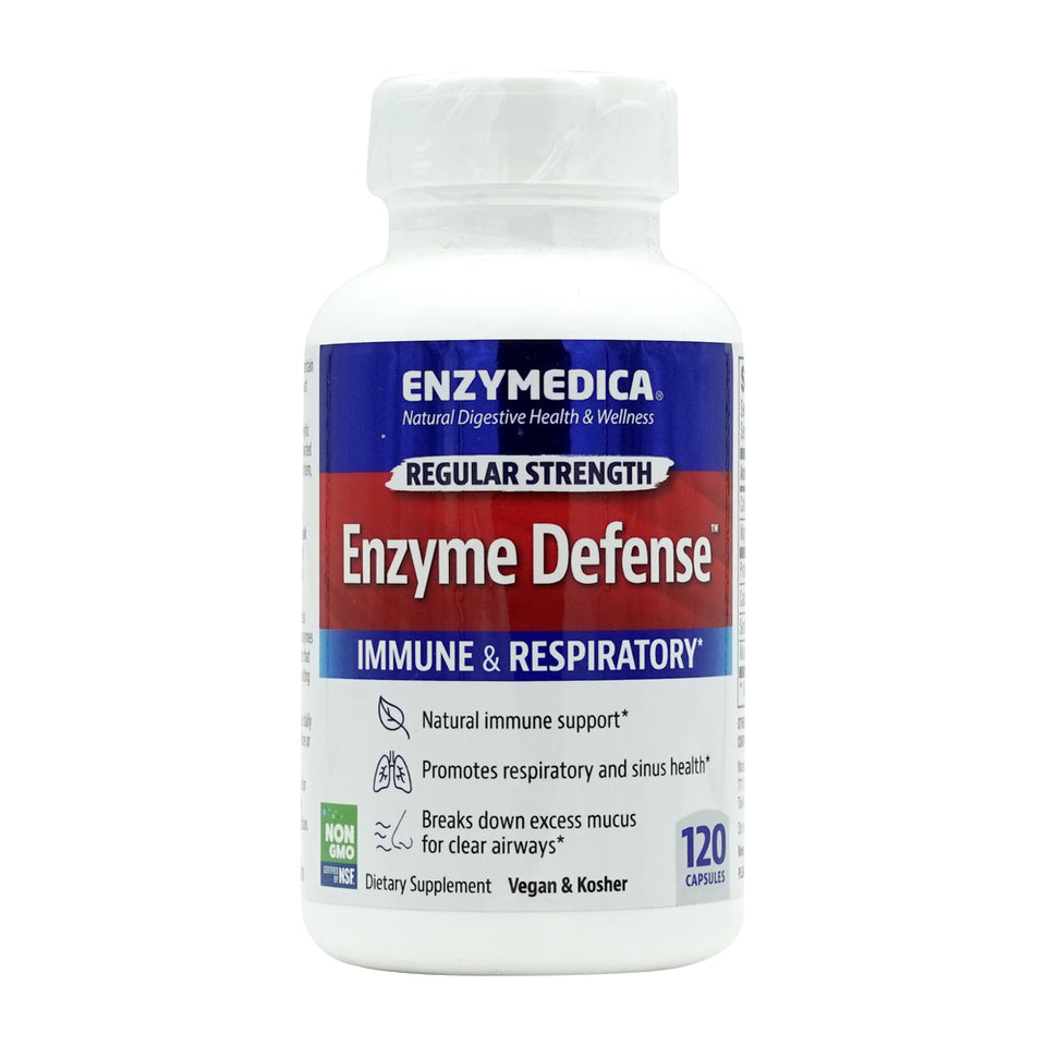 Enzymedica_エンザイム ディフェンス レギュラー ストレングス、120カプセル