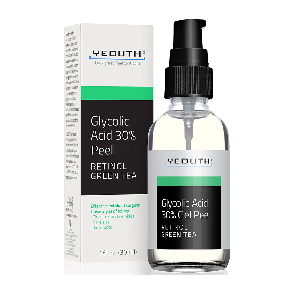 レチノール、グリーンティー配合 グライコリックアシッド 30% ピーリング 30ml