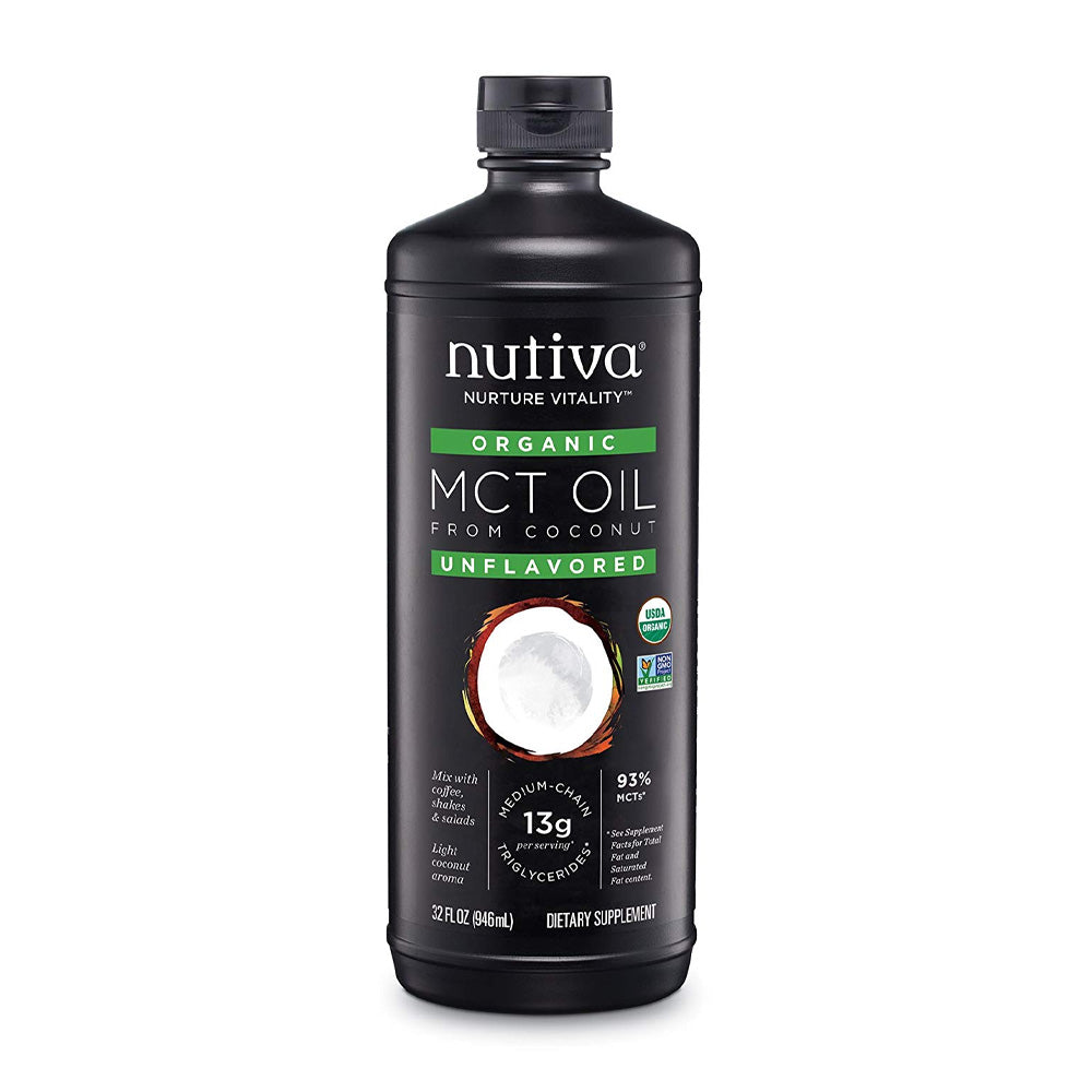 Nutiva オーガニックMCTオイル ココナッツ由来 香りなし 946ml
