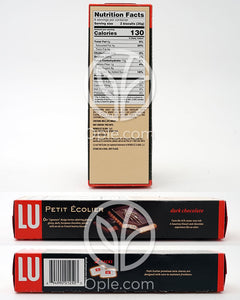 LU, Petit Ecolier, Dark Chocolate European Biscuits, 45% Cocoa, 2 Packs  5.29 oz