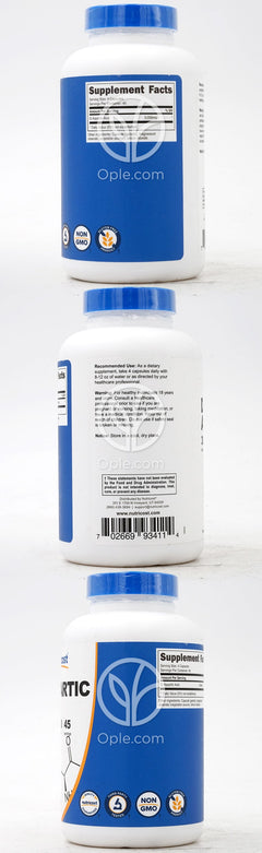뉴트리코스트_D-아스파르트산 3000mg, 180캡슐