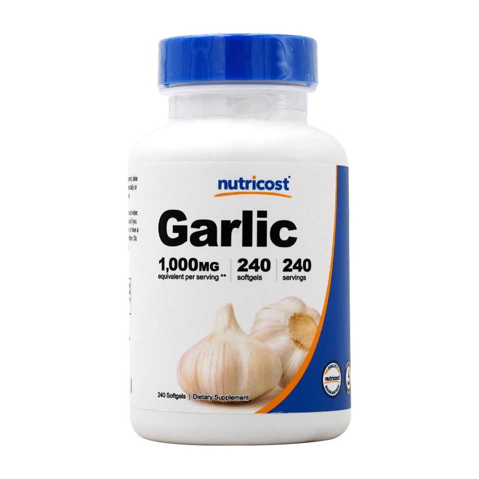 Nutricost_ガーリック 1000mg、240ソフトジェル