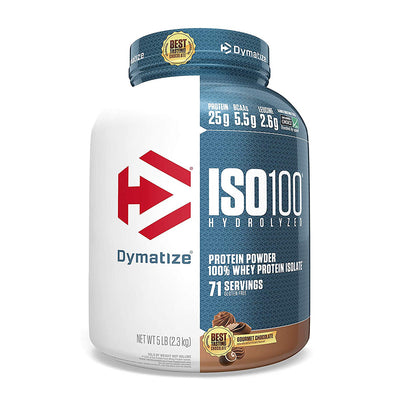 ダイマタイズ_Iso-100加水分解プロテインパウダー100%ホエイプロテインアイソレートグルメチョコレート71食、2.3kg