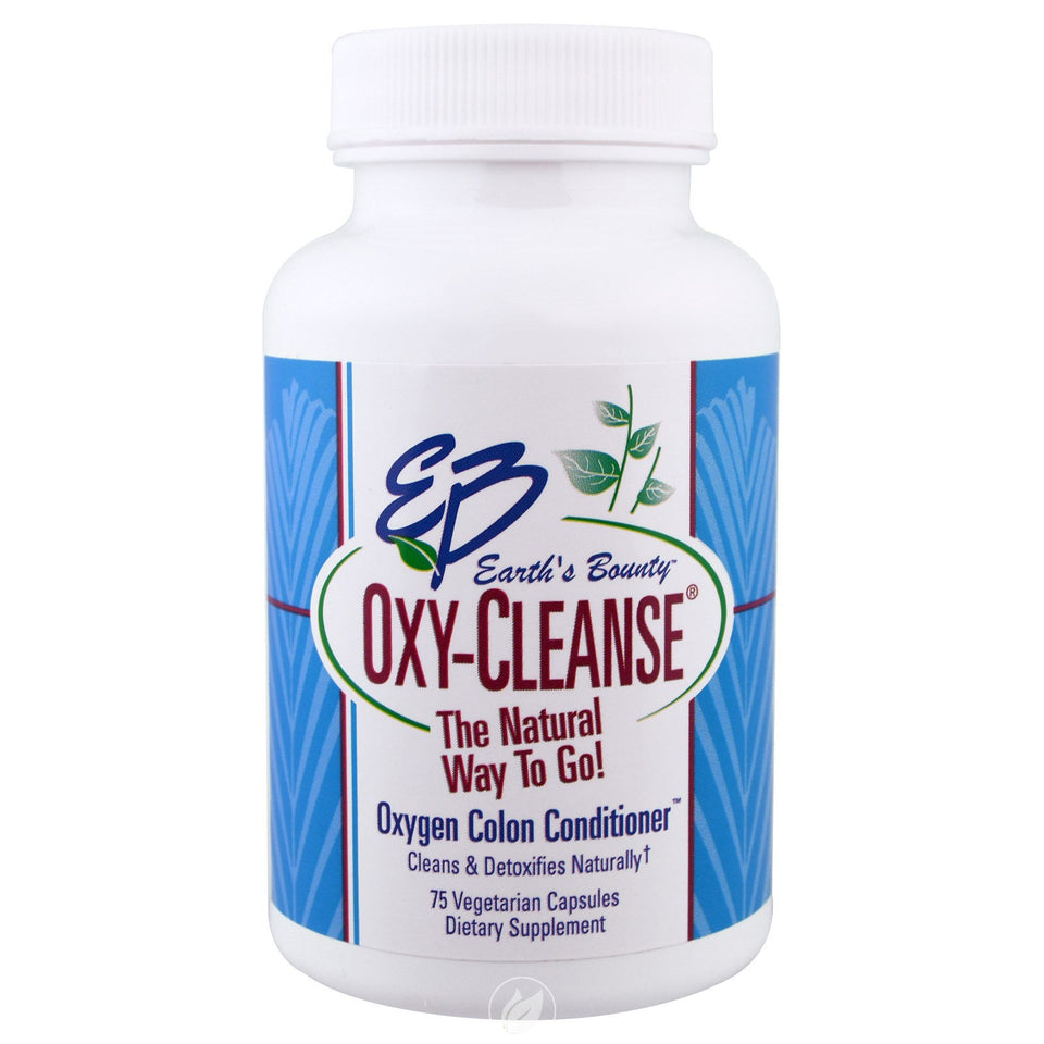 Earth's Bounty_Oxy Cleanse オキシジェンコロンコンディショナー、75植物性カプセル