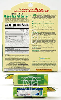 어플라이드뉴트리션_그린 티 팻 버너 400mg, 30 리퀴드 소프트젤