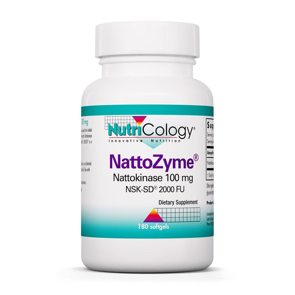 Nutricology ナットザイム ナットウキナーゼ 100mg、180ソフトジェル