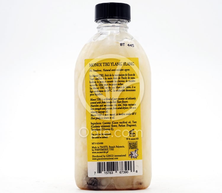 モノイタヒチ_モノイティアレタヒチ イランイラン オイル 120ml — 후면