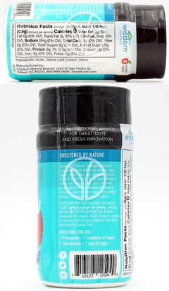 Wisdom Natural_SweetLeaf ステビア甘味料、115g