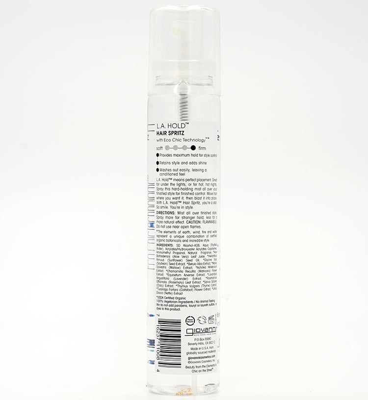 ジオバンニ L.A.ホールド ヘアスプリッツ 147ml — 후면