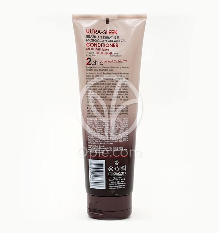 ジョバンニ_2シック ブラジリアンケラチン&アルガンオイル ウルトラスリークコンディショナー 250ml — 후면