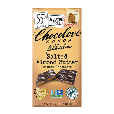 チョコラブ_フィールド ソルテッドアーモンドバター ダークチョコレート 90g