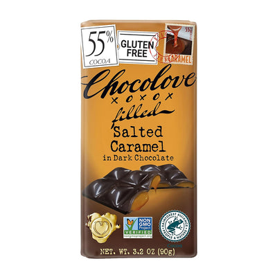 チョコラブ_フィールデッドソルテッドキャラメルダークチョコレート、90g