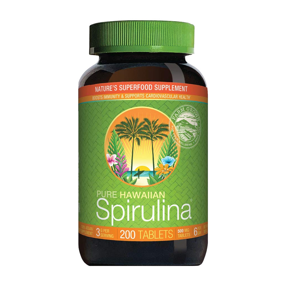 ニュートレックスハワイ_ピュア ハワイアンスピルリナ 500mg、200錠