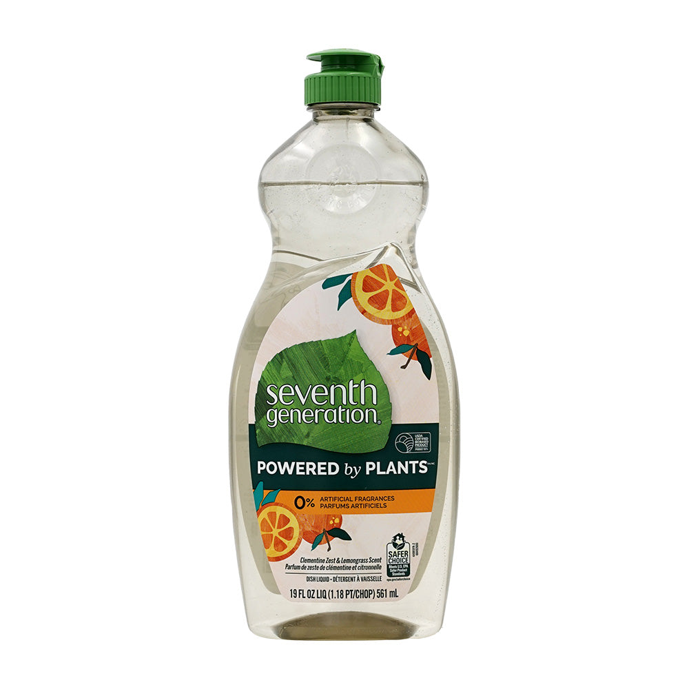 セブンスジェネレーション_食器用液体洗剤 クレメンタインゼスト＆レモングラスの香り、561ml