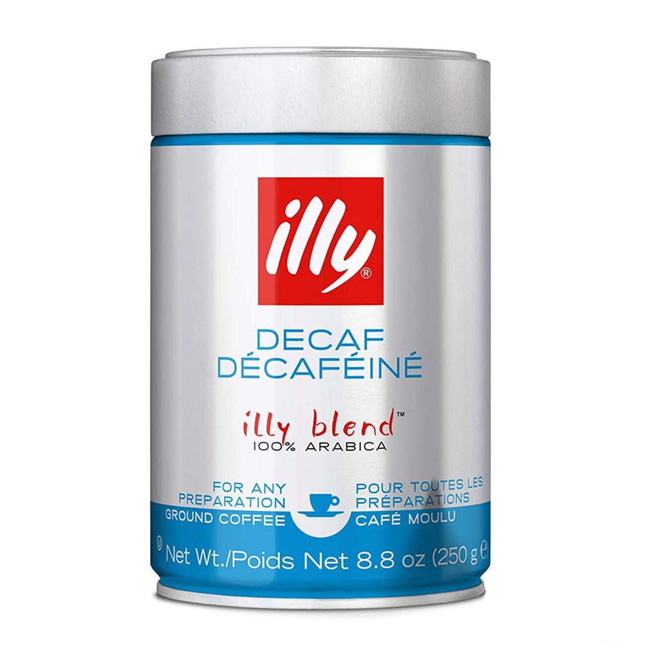 イリー_デカフェ イリーブレンド挽いたコーヒー、250g
