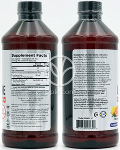ナウフーズ_スポーツ トリプルストレングス L-カルニチン リキッド 3000mg シトラス味、473ml