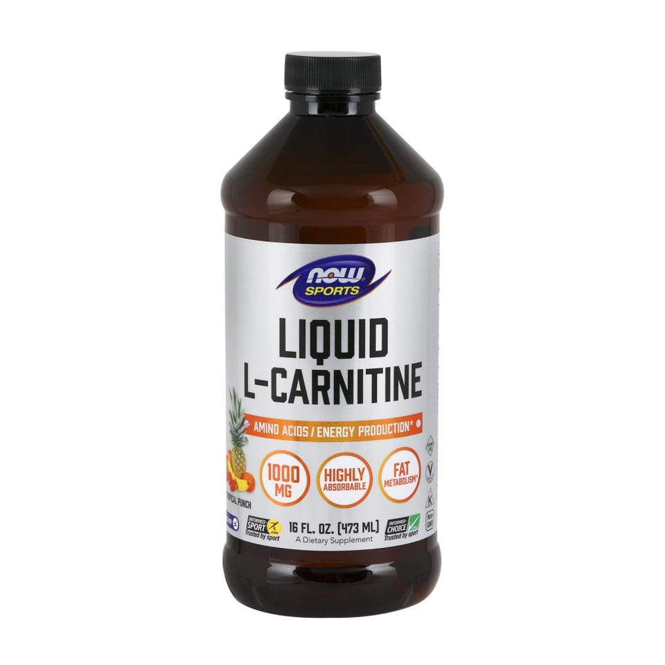 나우푸드_Sports, Liquid L-Carnitine 1,000 mg, Tropical Punch  16 fl oz