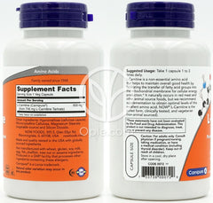 ナウフーズ_L-カルニチン 500 mg、植物性カプセル60粒