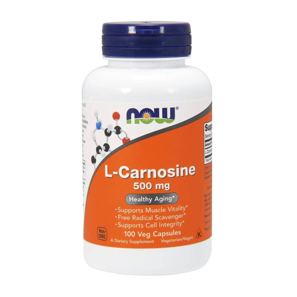 ナウフーズ_L-カルノシン 500mg、100植物性カプセル
