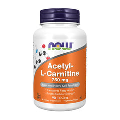 나우푸드_Acetyl-L-Carnitine 750 mg, 90 Tablets