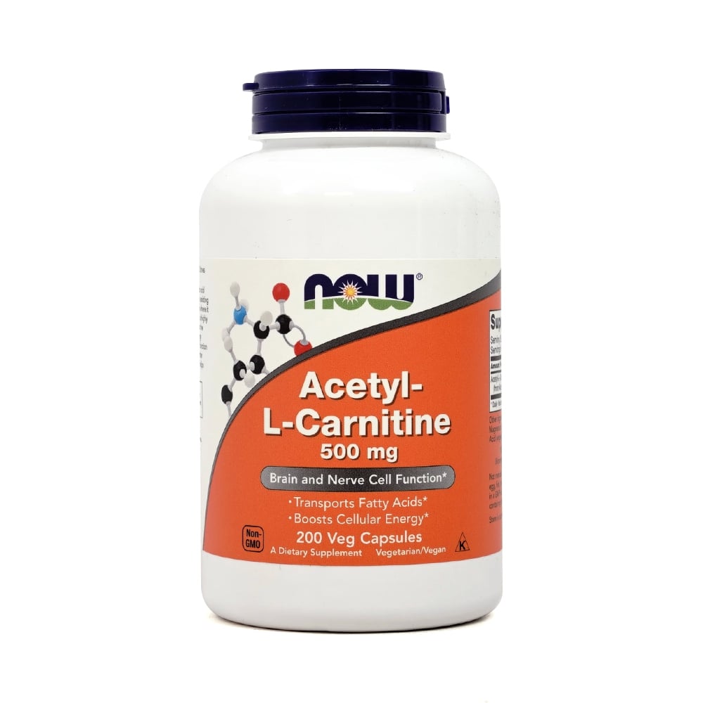 ナウフーズ_アセチル-L-カルニチン 500mg、ベジカプセル200粒