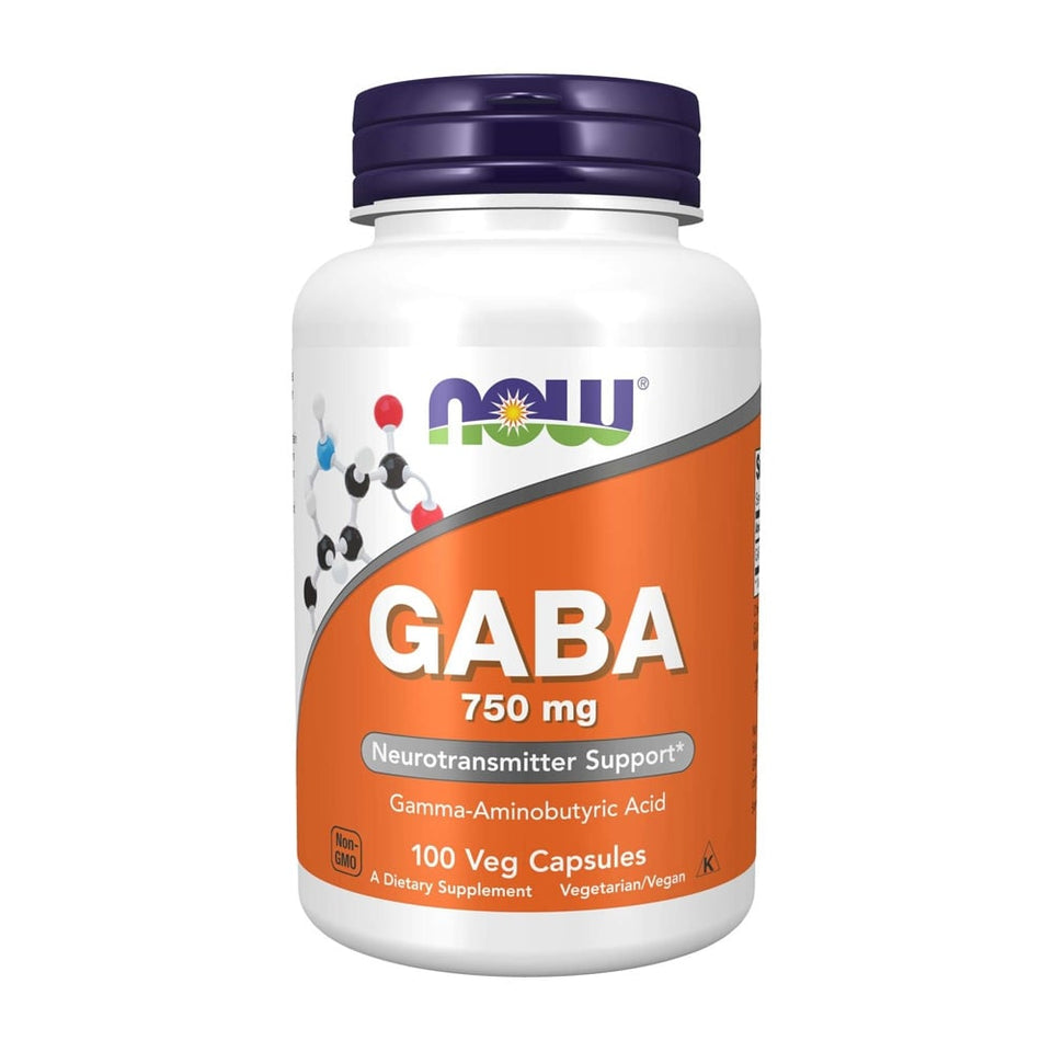 나우푸드_가바 750mg, 100 베지캡슐