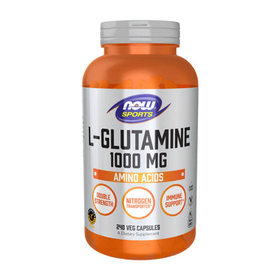 Now Foods_スポーツ L-グルタミン 1000mg、240ベジカプセル