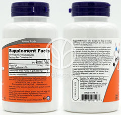 NOW Foods_L-メチオニン 500 mg、植物性カプセル100粒