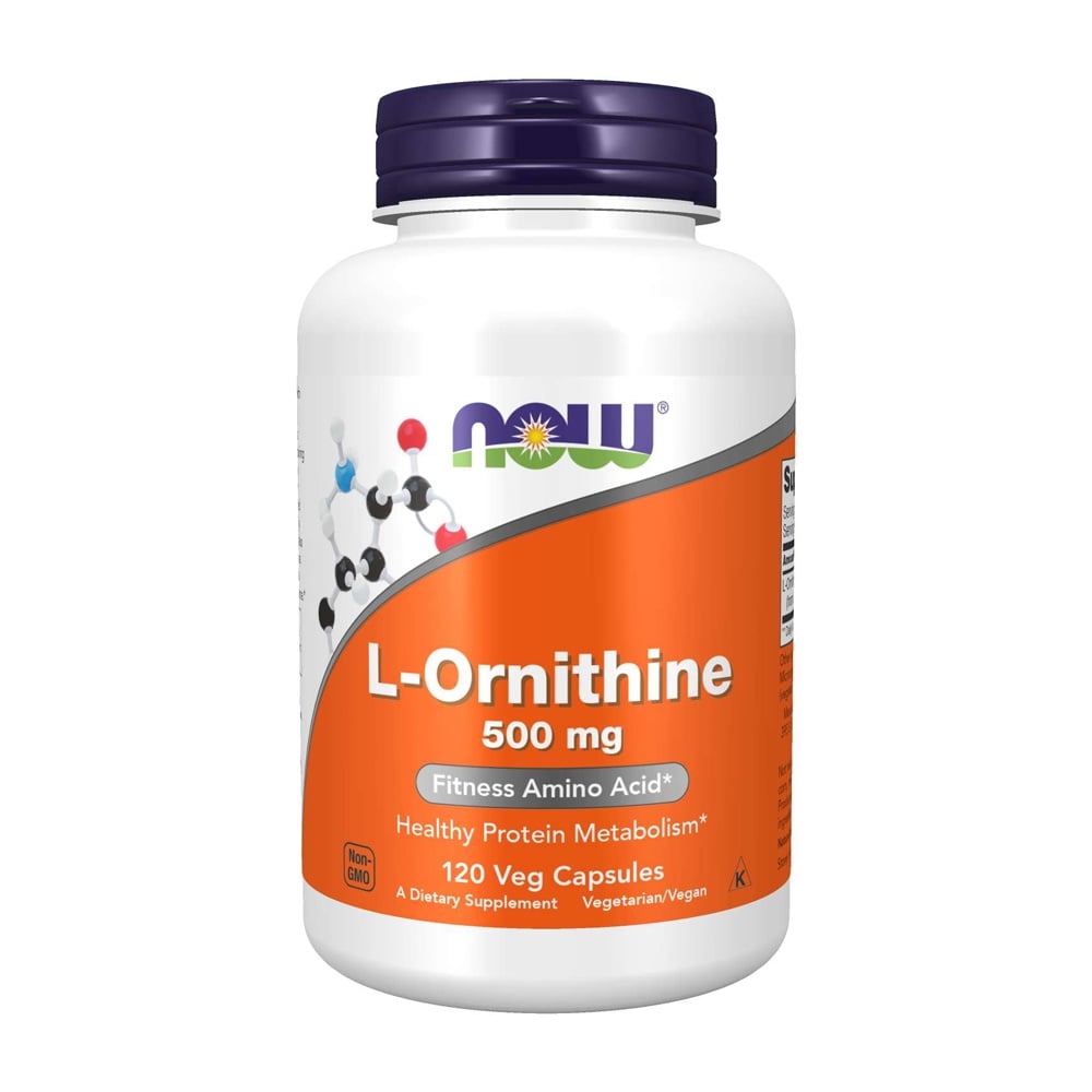 ナウフーズ_L-オルニチン 500mg、120ベジカプセル