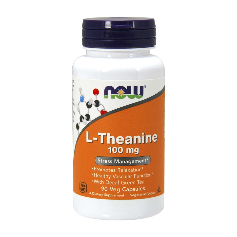 나우푸드_L-Theanine 100 mg 90 Veg Capsules