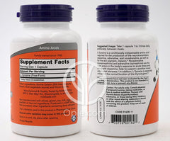 ナウフーズ_L-チロシン 500mg、120カプセル