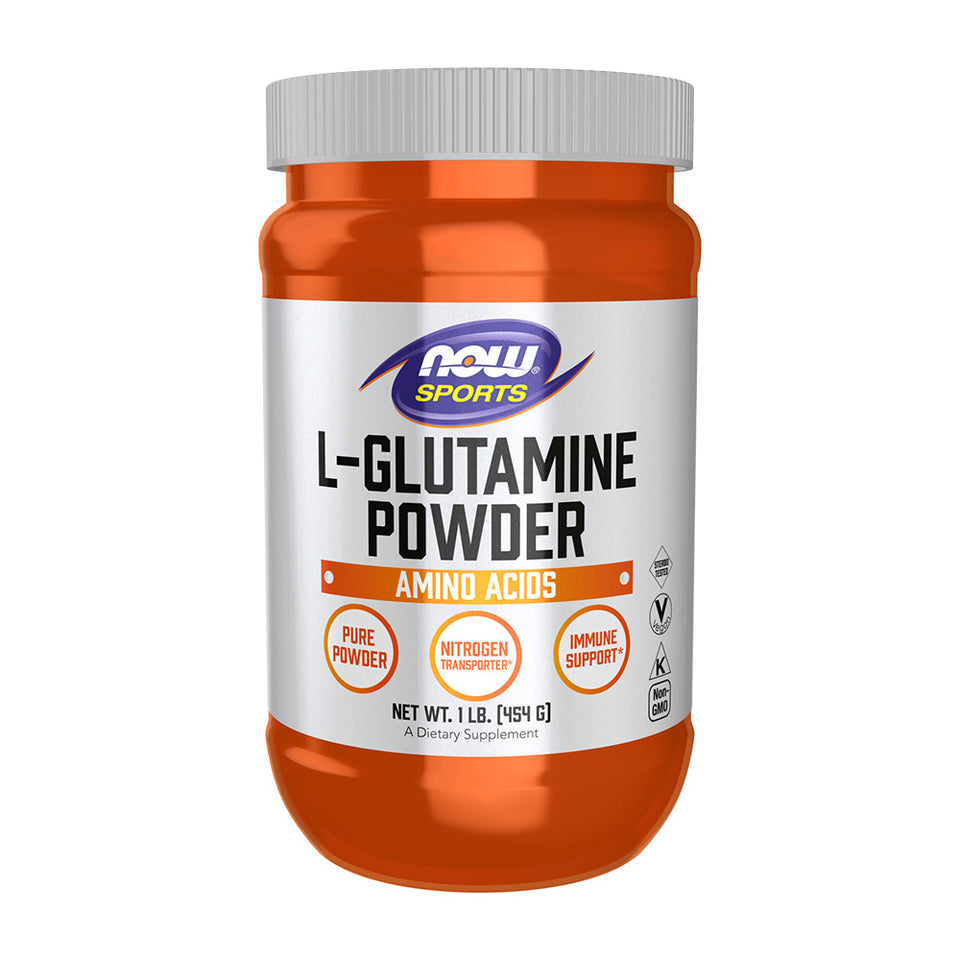나우푸드_Sports L-Glutamine Powder,  1 lb