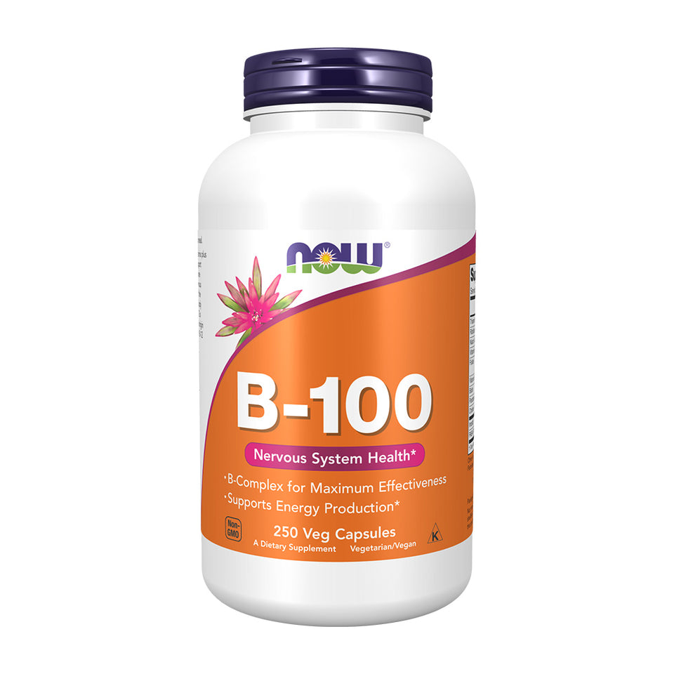 나우푸드_B-100,  250 Veg Capsules