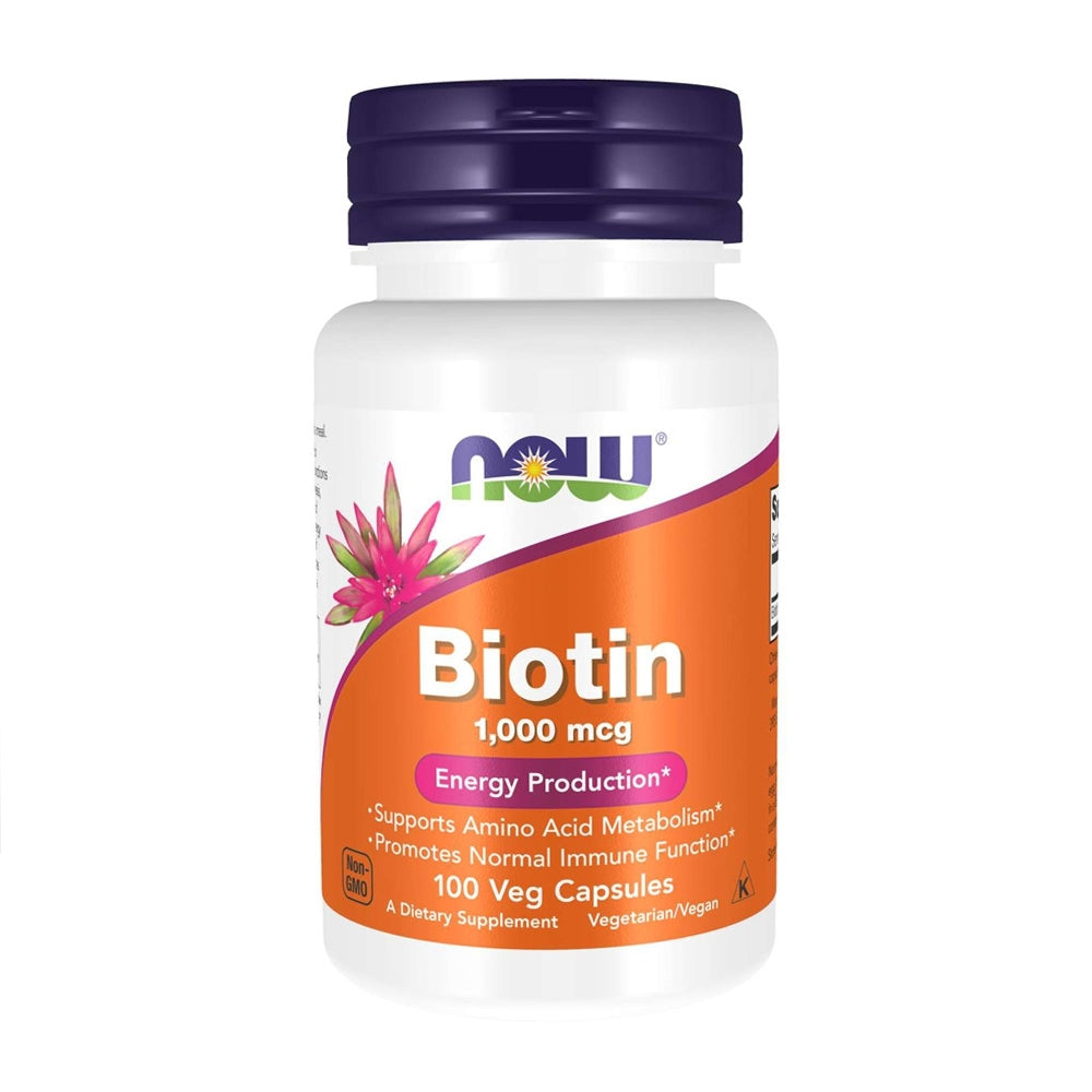 ナウフーズ_ビオチン 1000mcg、100植物性カプセル