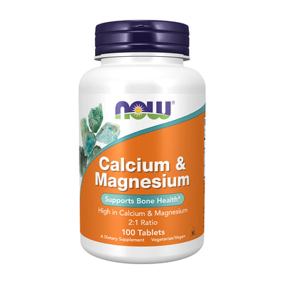 나우푸드_Calcium & Magnesium,  100 Tablets