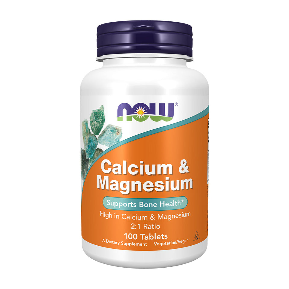 나우푸드_Calcium & Magnesium,  100 Tablets