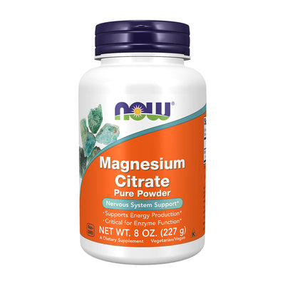 나우푸드_Magnesium Citrate Pure Powder,  8 oz