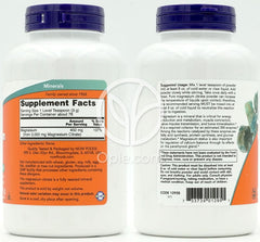 NOW Foods_マグネシウムクエン酸ピュアパウダー、8 oz